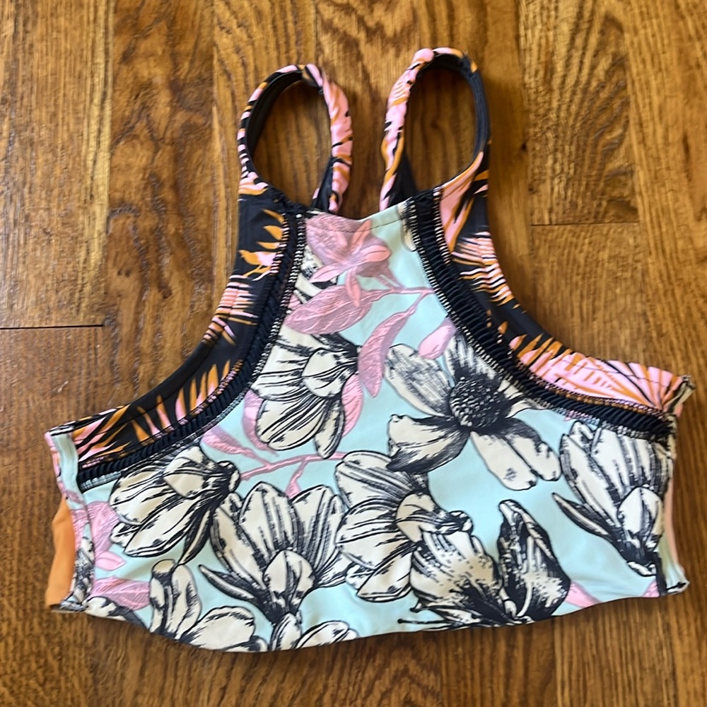 Maaji Size Medium Suede Surfer Swim top